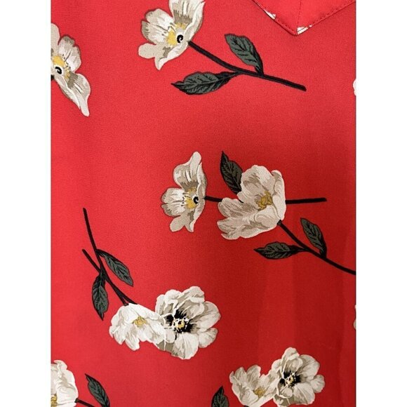 Torrid Top Women 4X Pink Pullover Tank Floral Flowy Dainty Summer Tropical Retro - Picture 5 of 13